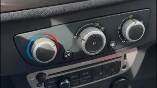 Renault Megane 3 включение и выключение кондиционера 