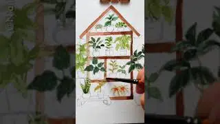 Let's Paint a Tropical Plant Shelf!