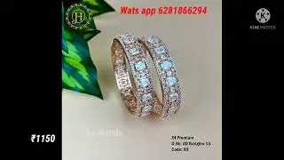 Latest trending AD stone Bangles with free shipping😍#imitationjewelery #sheneeds #jewellery #adstone