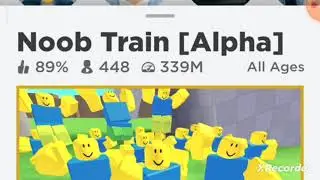 Обзор NOOB TRAIN в Roblox. Это ЖЕСТЬ!