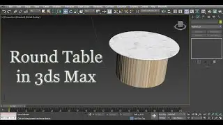 Round Table Modeling in 3ds Max | Table in 3d Max | Round coffee table design in 3d Max