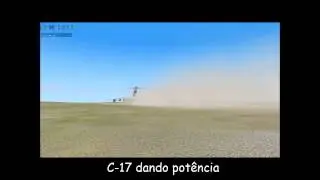 X-Plane 10 Esteira de Turbulência