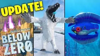 *UPDATE* Purple Vents Biome, Snowstalker ATTACKS and NEW Feather Fish! (Subnautica Below Zero)