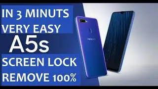 Oppo A5S (1909) screen lock remove in 3 minuts very easy