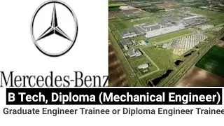 Fresher Engineer Vacancy | Mechanical Engineer | Mercedes Job Vacancy | B.Tech, Diploma | Daimler
