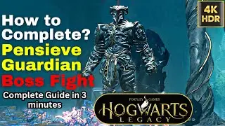 Pensieve Guardian Boss Fight Quest How to beat Pensieve Guardian #gaming #gameplay #hogwartslegacy