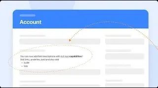 Rich Text in Field Help Text