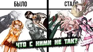 Ранний дизайн персонажей "Danganronpa"