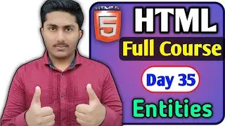 Html Entities In HTML 5 Tutorial In Hindi | Entities and Symbols in html
