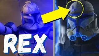 What are the SYMBOLS on REX'S HELMET?