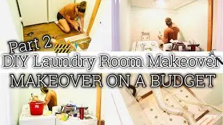 Small Laundry Room Makeover on a Budget. DIY Small Laundry Room Makeover on a Budget. 