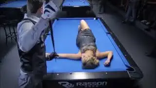 Красивые постановы на бильярдом столе