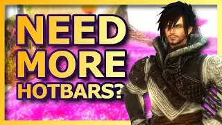 FFXIV Guide - How to get over 70 extra Hotbars and make them collapsible!