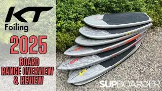 KT Foiling 2025 Foil Board Range Overview / Review – Downwind Foil and Wing Foil