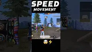 SPEED MOVEMENT IN FREE FIRE 🤯⚡👀 #aloneboyff #paisa #shorts #moyemoye