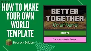 How To Create World Templates in Minecraft Bedrock Edition