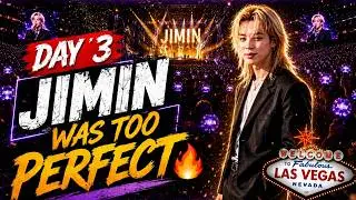 JIMIN’S VEGAS DAY 3 VISUALS DIDN’T LOOK HUMAN 😭✨