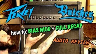 How to install BIAS MOD in PEAVEY BUTCHER + Full recap and maintenance tips + Audio review