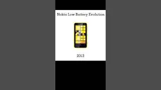 Nokia Low Battery Evolution