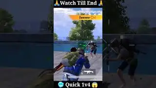 Fastest 1v4 in the bgmi  Situation 