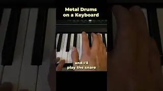 Metal Drums on Keyboard #keyboarddrums #keyboarddrummer #metal