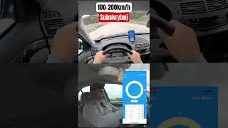100-200km/h Merdeces E-klasa W211 3.0 V6 Diesel 224 km