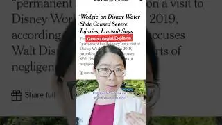 Water slides can cause injuries down there?! Gynecologist Explains! #shorts