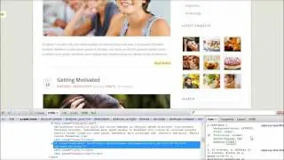 Using Firebug to change the CSS styles of the theme