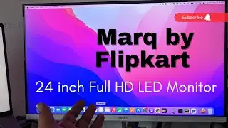 MarQ by Flipkart 24 inch Full HD LED Backlit VA Panel with Inbuilt Speakers Monitor (24FHDMVQIIHB)