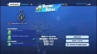 Fortnite zero build solo victory royal (9 kills)