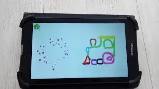 Видео обзор игр на планшете: рисуем+алфавит