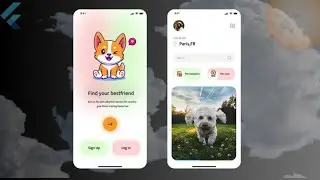 Pets UI design | Simple and Attractive pet UI | Flutterflow || Flutter