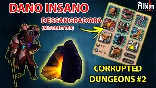 Dano INSANO Dessangradora (Bloodletter) - Albion Online - Corrupted Dungeon #2