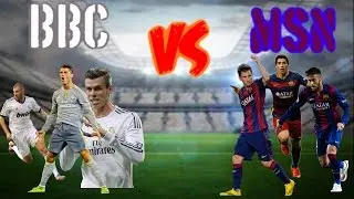 BBC VS MSN  |The  Epic trio Battle | Amazing skills Goals Etc...