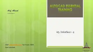Bangla AutoCAD Tutorial || Essential CAD Training 03 Interface -03
