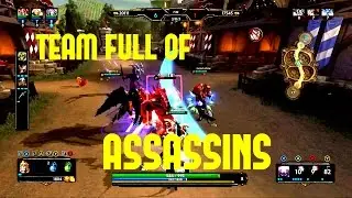 TEAM FULL OF ASSASSINS! - SMITE - XBOX ONE JOUST 3V3 - LOKI - THOR - THANATOS