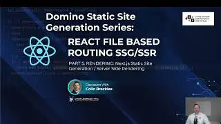 Domino REST APIs + Static Site Generation (SSG) - Part 5 - Next.js Static Site Generation