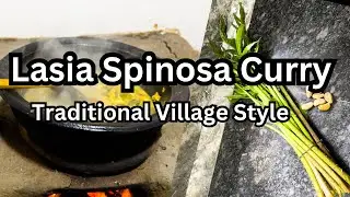 Lasia Spinosa Curry With Dhall | Rural Village Recipe