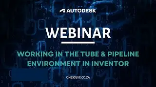 Working in the Tube & Pipeline environment in Inventor