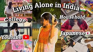 Living Alone: Productive Week in my Life | Delhi University | Pragati shreya
