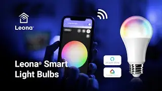 Leona® Smart Bulbs - E26 Base, Wi-Fi, Alexa and Google Home Compatible