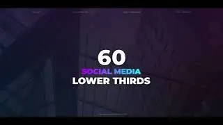 Social Media Lower Thirds   Premiere Pro Templates