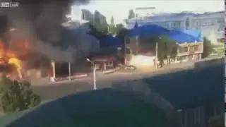 Benzin İstasyonu Patlama Anı