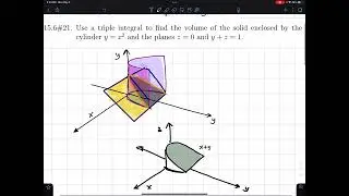 15.6 #21. Multivariable Calculus Triple Integrals.