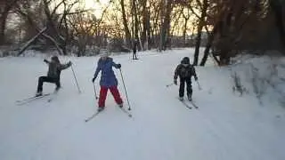 Ski. Перегонки на лыжах!!!