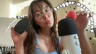 ASMR Fast Unpredictable Trigger Assortment (Collarbone Tapping, Gripping, Scratching, and More)