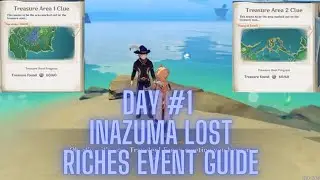 Inazuma Lost Riches Day 1 Guide - Location 1 & 2 - Treasure Seeking Seelie Event - Genshin Impact
