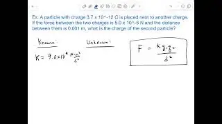 How to Solve for Charge Using Coulomb's Law (easy)