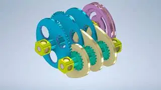 Mechanisms for Successive 360 Rotation - Mechanical Mechanisms - Mechanical Principles - ميكانيزمات