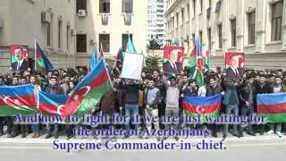 The Karabakh message of students of Baku Higher Oil School to the international community